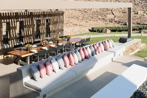 Luxury Villa Alegria Sea View with 120m2 Infinity pool, 7 bedrooms in Mykonos search for sale For Super Rich