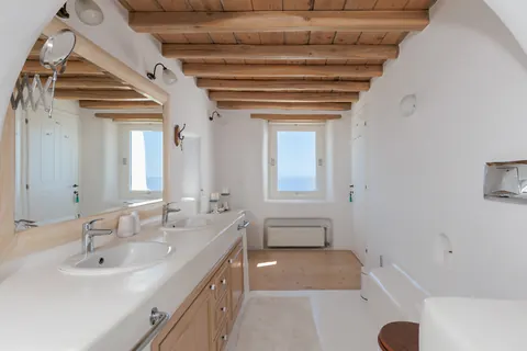 Luxury Villa Sea Salt mountain and panoramic sea view, 5 bedrooms in Tourlos - Mykonos photo for sale For Super Rich