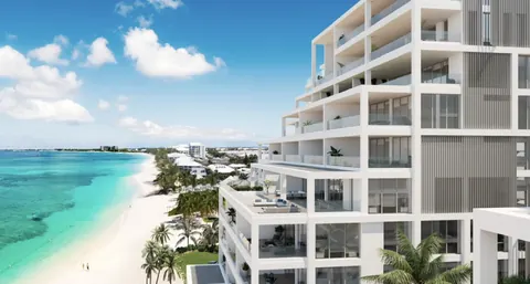 Luxury Apartment Beach Front Panoramic View, 4 bedrooms in Seven Mile Beach
