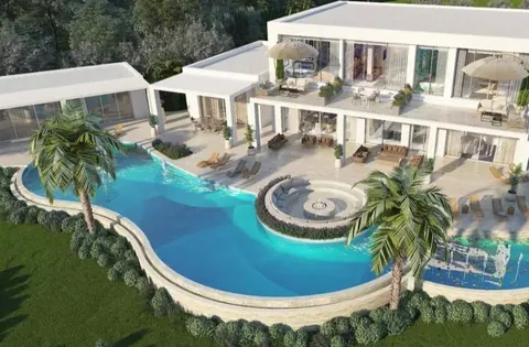 Luxury House Panoramic View Roof Garden, 7 bedrooms in Pegeia