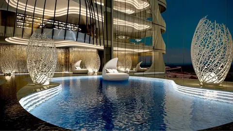 Luxury Penthouse 22th floor Private swimming pool, 5 bedrooms in Larnaca