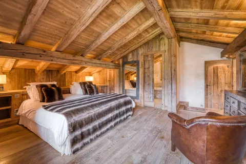 Luxury Chalet Mountain View hammam, children's playroom, and cinema, 7 bedrooms in Megève property for sale For Super Rich