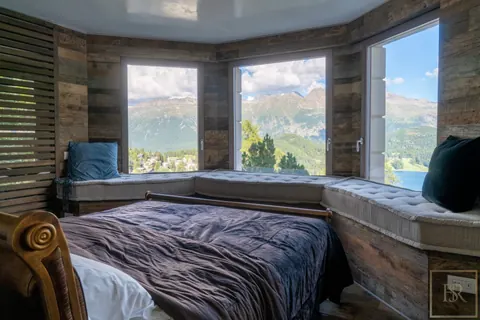 Luxury Chalet Mountain View historical ones Tinus, 7 bedrooms in St-Moritz value for sale For Super Rich