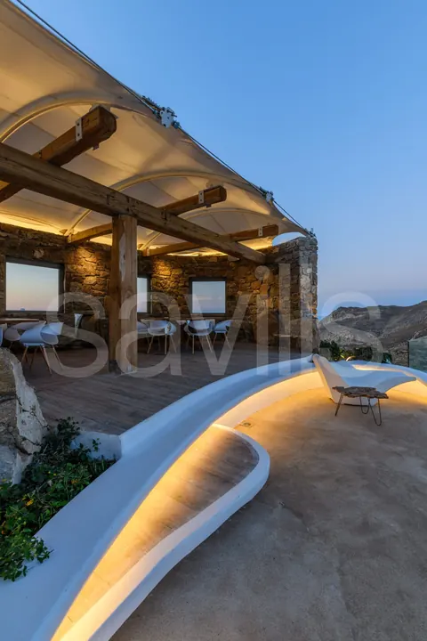 Luxury Villa Amazing views to the Aegean sea Pool & jacuzzi, 9 bedrooms in Mykonos buy for sale For Super Rich