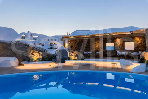 Luxury Villa Amazing views to the Aegean sea Pool & jacuzzi, 9 bedrooms in Mykonos