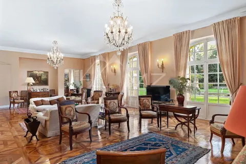 Medieval House Built in 1920 25m marble swimming pool, Tennis court, 10 bedrooms in Mougins - French Riviera available for sale For Super Rich