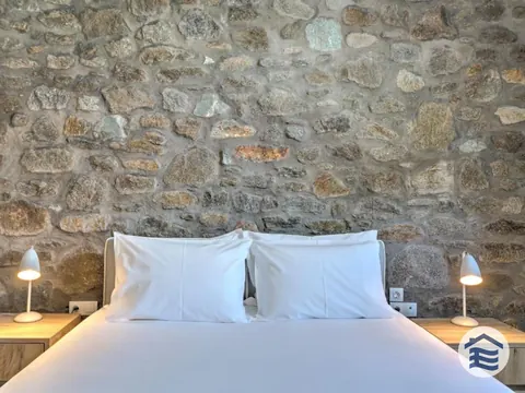 Premium Hotel Panoramic View communal swimming with pool bar, 19 bedrooms in Mykonos search for sale For Super Rich