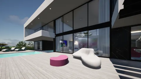 Architectural Villa Golf View sparkling swimming pool, 5 bedrooms in Almada best for sale For Super Rich
