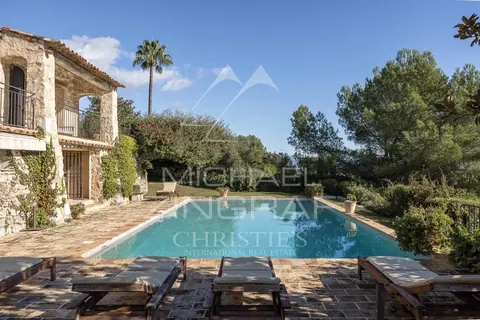 Architectural Villa Spectacular sea views Esterel and Cap d'Antibes 2 Swimming pools, 9 bedrooms in Saint Paul de Vence MZISP1783 for sale For Super Rich