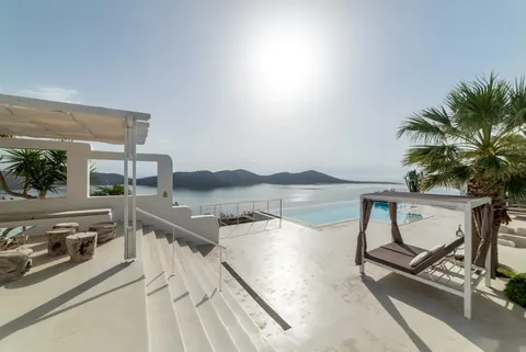 Luxury Villa Panoramic View Sea View, 6 bedrooms in Elounda Lasithi Crete top for sale For Super Rich
