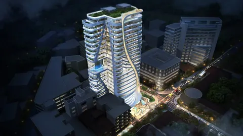 Luxury Penthouse 22th floor Private swimming pool, 5 bedrooms in Larnaca deal for sale For Super Rich