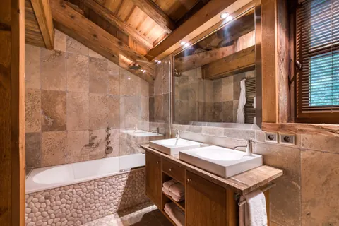 Luxury Chalet Mountain View hammam, children's playroom, and cinema, 7 bedrooms in Megève search for sale For Super Rich