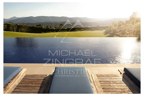Architectural Villa Breathtaking panoramic views, hills and sunsets Tennis court, 7 bedrooms in Mougins - French Riviera prix for sale For Super Rich