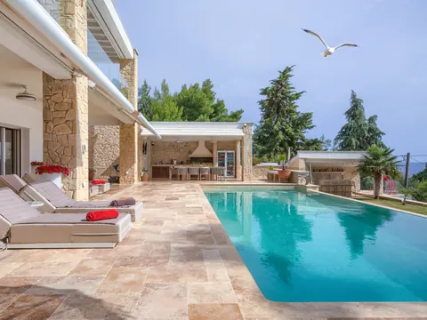 Premium Villa Sea View with a unique view of the Aegean Sea, 5 bedrooms in Halkidiki HPS5220 for sale For Super Rich