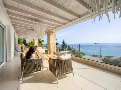 Premium Villa Sea View with a unique view of the Aegean Sea, 5 bedrooms in Halkidiki ads for sale For Super Rich