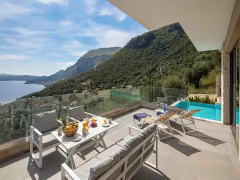 Modern Villa Panoramic View Infinity pool, 4 bedrooms in Corfu available for sale For Super Rich Modern Villa Panoramic View Infinity pool, 4 bedrooms in Corfu available for sale For Super Rich