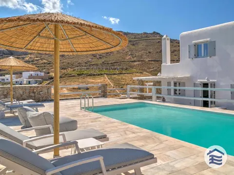 Premium Hotel Panoramic View communal swimming with pool bar, 19 bedrooms in Mykonos buy for sale For Super Rich