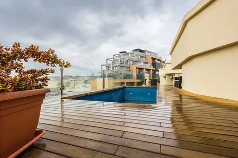 High-end Penthouse Panoramic View Top floor with private pool, 3 bedrooms in St Julians buy for sale For Super Rich