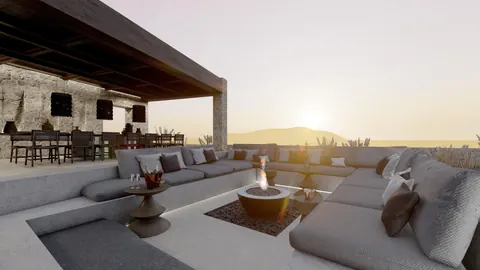 Luxury Villa Oniro Estate private swimming pool, 5 bedrooms in Mykonos buy for sale For Super Rich