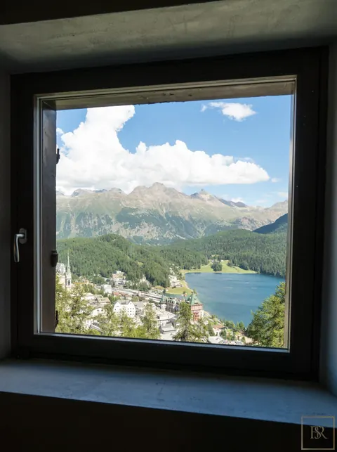 Luxury Chalet Mountain View historical ones Tinus, 7 bedrooms in St-Moritz expensive for sale For Super Rich