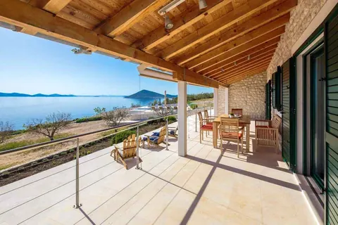 Luxury Villa first row to the sea on a small island waterfront, 5 bedrooms in Zadar ultra luxury for sale For Super Rich