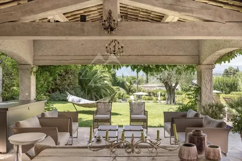 Elegant Villa views over the surrounding hills Swimming pool, pool house area, sauna, 8 bedrooms in Valbonne - French Riviera MZIMO2776 for sale For Super Rich