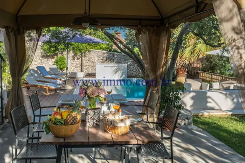 Luxury Villa Direct seafront terrace overlooking the sea, 5 bedrooms in Trogir ads for sale For Super Rich