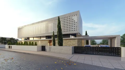 Architectural Villa Panoramic mountain views, 6 bedrooms in Limassol Construction plan for sale For Super Rich Architectural Villa Panoramic mountain views, 6 bedrooms in Limassol Construction plan for sale For Super Rich