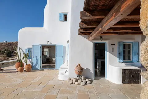 Luxury Villa Sea Salt mountain and panoramic sea view, 5 bedrooms in Tourlos - Mykonos Classified ads for sale For Super Rich