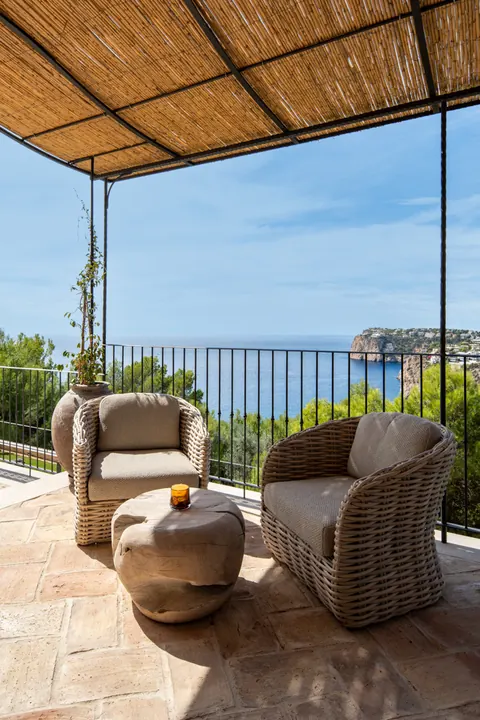 Finca style Villa Panoramic View, Mediterranean garden, 6 bedrooms in Mallorca search for sale For Super Rich