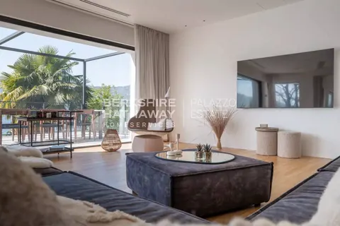 Luxury Villa front lake  swimming pool, wellness and fitness area, 6 bedrooms in Angera - Lake Maggiore photo for sale For Super Rich