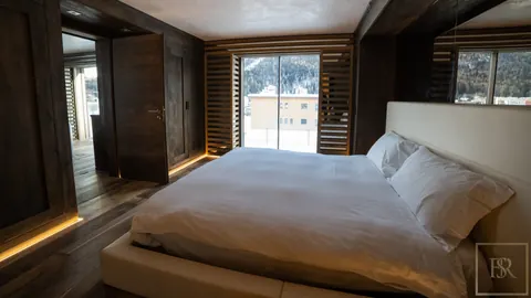 Luxury Apartment Ski montain Views Double balconies, 3 bedrooms in St Moritz LUXURY APARTMENT WITH VIEW for sale For Super Rich