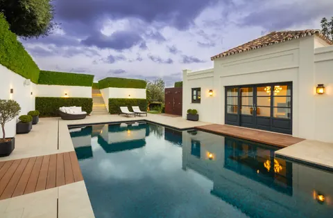 Elegant Villa breathtaking views of the majestic Sierra Blanca heated indoor pool, jacuzzi, sauna, massage room, 7 bedrooms in Sierra Blanca - The Golden Mile Marbella Used for sale For Super Rich