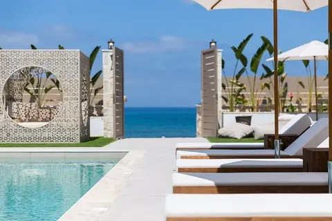Luxury Villa Beach Front Sea View, 6 bedrooms in Bali Rethymno New for sale For Super Rich