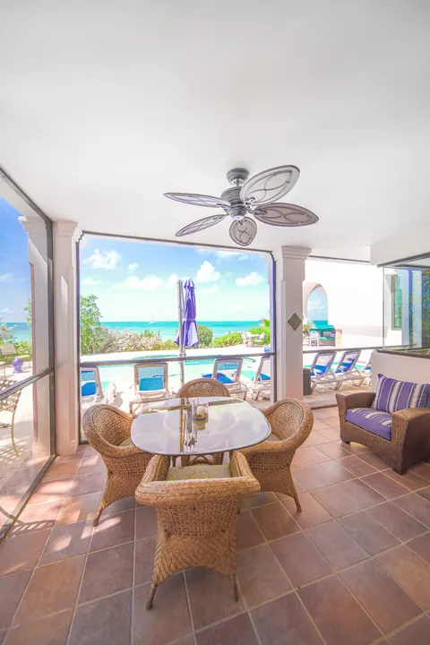Moroccan Style House Beach Front Tropical landscaping, 7 bedrooms in Sapodilla Bay photos for sale For Super Rich