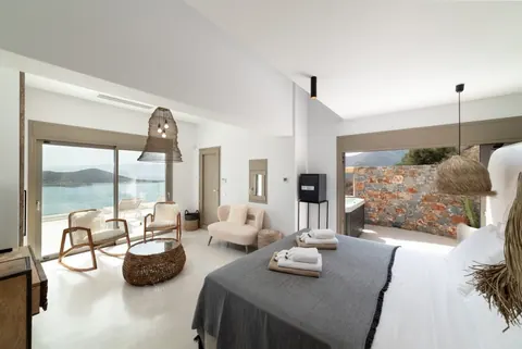 Luxury Villa Panoramic View Sea View, 6 bedrooms in Elounda Lasithi Crete photos for sale For Super Rich
