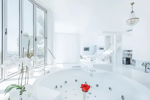 Modern Minimalist Villa 180º panoramic views Nice swimming pool, 8 bedrooms in San José - Ibiza exclusive for sale For Super Rich