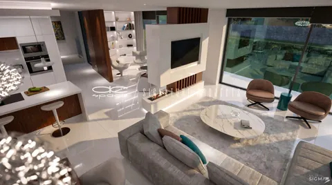 Modern Villa Golf View, 4 bedrooms in Vilamoura price for sale For Super Rich