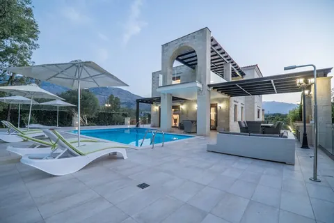 Luxury Villa Breathtaking panoramic sea views, 3 bedrooms in Agios Pavlos Rethymno