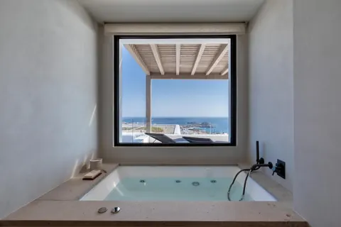 Luxury Villa Panoramic Aegean Sea Views, 10 bedrooms in Mykonos value for sale For Super Rich