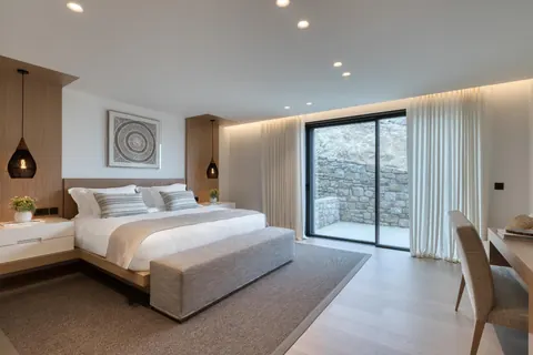 Luxury Villa Panoramic Aegean Sea Views, 10 bedrooms in Mykonos expensive for sale For Super Rich