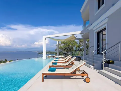 Premium Villa Sea View Mountain View, 4 bedrooms in Corfu HPS5626 for sale For Super Rich