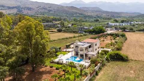 Luxury Villa Beach Front Mountain View, 5 bedrooms in Georgioupolis Apokoronas Chania Crete available for sale For Super Rich