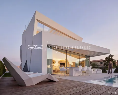 Modern Villa Golf View, 4 bedrooms in Vilamoura New for sale For Super Rich
