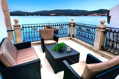 Premium Villa waterfront first row to the sea on the island of Vis, 9 bedrooms in Vis island search for sale For Super Rich