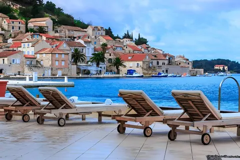 Premium Villa waterfront first row to the sea on the island of Vis, 9 bedrooms in Vis island best for sale For Super Rich
