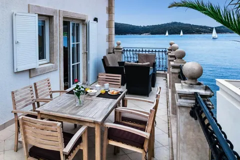 Premium Villa waterfront first row to the sea on the island of Vis, 9 bedrooms in Vis island top for sale For Super Rich