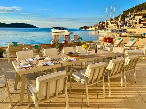 Premium Villa waterfront first row to the sea on the island of Vis, 9 bedrooms in Vis island RE-LB-IRO1526 for sale For Super Rich
