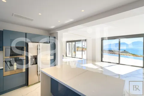 Luxury Villa Seashore spectacular heated pool, 6 bedrooms in Corfu property for sale For Super Rich