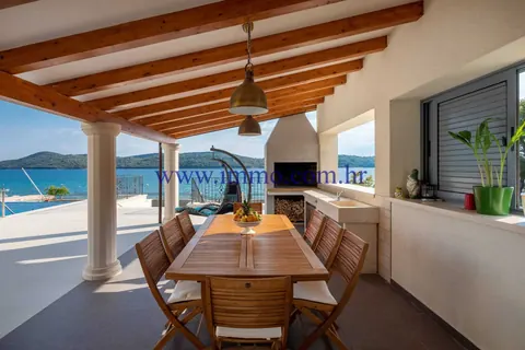 Luxury Villa Beautiful blue sea view basketball court, 7 bedrooms in Sibenik photos for sale For Super Rich